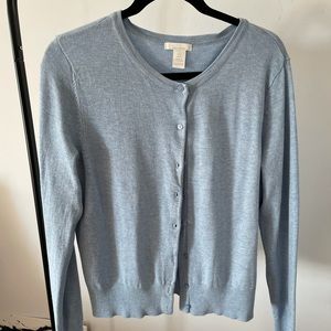 Baby blue cardigan from H&M